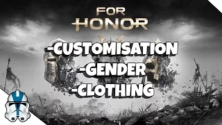 For Honor -  Armour and Weapon Customisation, Gender Selection and Clothing 1