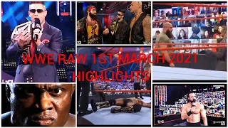 WWE RAW 1st March 2021 FULL SHOW HIGHLIGHTS HD || WWE OFFICIAL