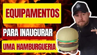 COMPRE SOMENTE ISSO PARA INICIAR UMA HAMBURGUERIA DELIVERY [não desperdice dinheiro]