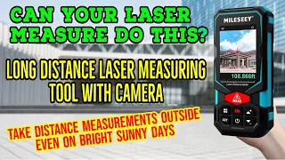 Best Outdoor Laser Distance Measure for the Money with Built in Camera Mileseey S20 Distance Meter