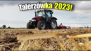 🔥Case IH MAXXUM 100 powraca na YT 🔥akcja talerzówka po zbożu 🔥Gr Miś 🌾