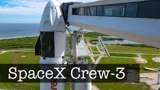 Трансляция запуска ракеты Falcon 9 от SpaceX с кораблем Crew Dragon к МКС. Миссия Crew-3