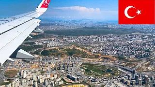 Landing at Istanbul Airport (IST) - perfect weather conditions and sunlight, a must see