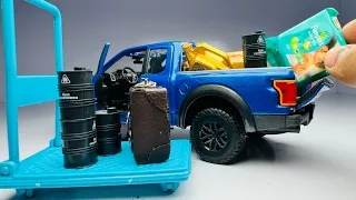 Unboxing Ford Raptor 2017 1/24 Most Realistic Miniature Diecast Car