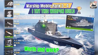 Warship Mobile - Derzkiy With My Weapon Build [🏆Rank 3-4]