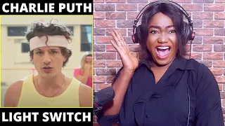 FIRST TIME HEARING Charlie Puth - Light Switch Official Music Video REACTION!!!😱
