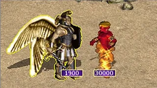 Heroes 3 | 1900 Seraphim vs 30 000 Efreet Sultans