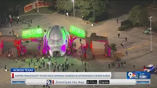 Rapper Travis Scott to not face criminal charges in Astroworld crowd surge