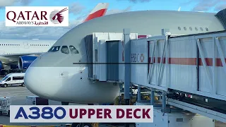 Airbus A380 Economy upper deck and A350|Qatar Airways|London-Dubai via Doha|full trip report