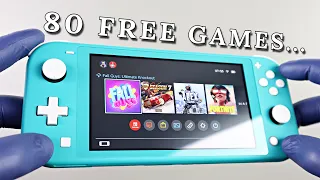 80 Free Games on Nintendo Switch Lite