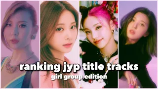 ranking every jyp girl group title track! (wonder girls - nmixx)