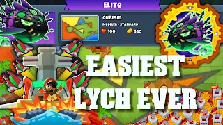 Lych Elite Tutorial - No Monkey Knowledge, No Abilities, No RNG - Cubism (BTD6)