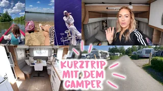 Kurztrip mit dem Wohnwagen🏕️•DM & Jysk Haul✨•Camping mit 5 Personen•Packen&Einkaufen•Maria Castielle