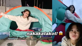 Spent The Night In A TENT! | Napuyat sa Takot! | Vlogmas 2021 | Sai Datinguinoo