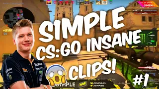 S1MPLE IS *INSANE* : CLUTCHES,PLAYS AND FAILS! (RECENT CLIPS!)