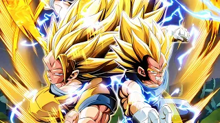 Dokkan OST Progression: Boneless into LR PHY SSJ3 Goku/SSJ2 Vegeta Finish Skill 2 OST