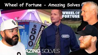 WHEEL OF FORTUNE'S MOST AMAZING SOLVES EVER REACTION!! | OFFICE BLOKES REACT!!