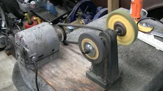 REPLACE BUSHINGS ON ANTIQUE BENCH GRINDER