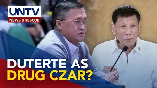 Sen. Go, tinanong ang PNP kung makatutulong si ex-Pres. Duterte bilang drug czar