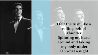 Frankie Valli and The four seasons- Oh What a night  (lyrics)