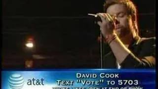 David Cook First Time Ever I Saw Your Face by Roberto Flack