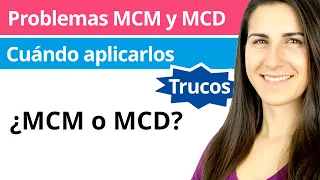 CUÁNDO usar MCM y MCD en Problemas 🧩 Truco Fácil