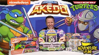 Legends of AKEDO Teenage Mutant Ninja Turtles TMNT Battle Arena Adventure Fun Toy Review!