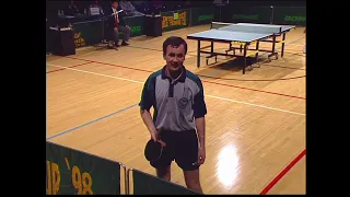 Gilbert Cup '98 #5 Group A: Andzej Grubba - Jan-Ove Waldner HD Version