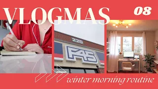 VLOGMAS Day 8 🎄 🛌 ☕️  My 5:30am Winter Morning Routine