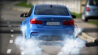 BMW M3 (F80) -LAUNCH CONTROL BURNOUT on the street!
