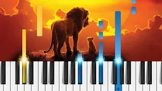 The Lion King (2019) - "Remember" - Hans Zimmer - Piano Tutorial