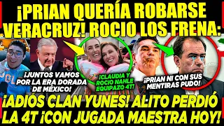 AMLO ¡JUGADA MAESTRA AL PRIAN! ROCIO NAHLE EN VERACRUZ ¡ADIÓS AL CLAN YUNES! 4T GANARÁ MARTES