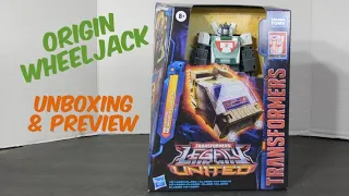 Legacy United Origin Wheeljack Deluxe Figure - Unboxing and Preview Only - Rodimusbill Special