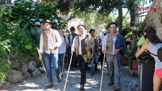 Mais de três mil ovelhas e cabras guiadas por vinte pastores sobem os caminhos da Serra da Estrela