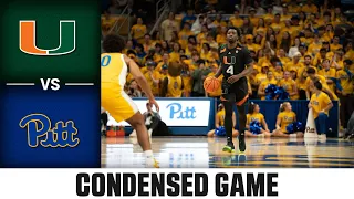 Miami vs. Pitt Condensed Game | 2022-23 ACC Men’s Basketball