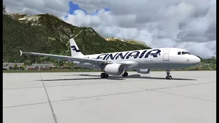 [P3Dv4.5] Finnair Airbus A320-214 OH-LXF | AY1492 Innsbruck(LOWI)-Helsinki(EFHK)