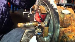 Vintage Iron Horse Engine Disassembly  5 Antique stationary engine motor