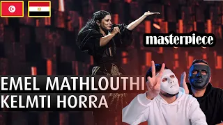 EMEL MATHLOUTHI - KELMTI HORRA  🇹🇳 🇪🇬 | Egyptian Reaction