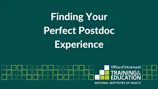 Finding Your Perfect Postdoc Experience