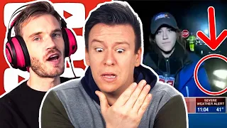 "MY LIFE FLASHED IN FRONT OF MY EYES!" Reporter Hit By Car on Live TV, PewDiePie, Income, & More