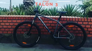 Mi bicicleta GIANT TALON 3, pros y contras