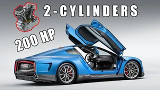 MOST POWERFUL CARS FROM 2 TO 24 CYLINDERS