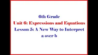 6 6 5 Illustrative Mathematics Grade 6 Unit 6 Lesson 5 Morgan