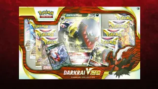 Pokemon Cards TCG Darkrai VSTAR Premium Collection Box Opening