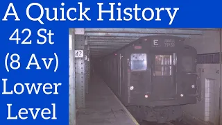 A Quick History of the 42 St/PABT Lower Level