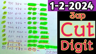 3up best cut digit new formula 1-2-2024 | thai lottery tips