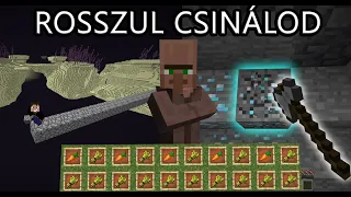 10 Dolog, Amit ROSSZUL❌Csinálsz a Minecraftban