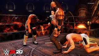 Seth Rollins vs Matt Riddle vs Aleister Black- Triple Threat Match- WWE-2K20-Gameplay
