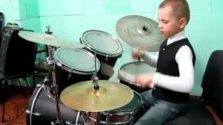 Drummer Daniel Varfolomeyev - 8 years - "Aria" - "Run for the Sun"