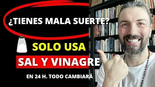 TIENES Mala SUERTE? 🤑🍀 USA la Sal y el Vinagre así y mira lo que pasa     ¡TU VIDA CAMBIARÁ!